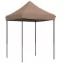 Tenda da Festa Pieghevole Pop-Up Marrone 200x200x306 cm