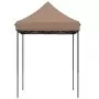 Tenda da Festa Pieghevole Pop-Up Marrone 200x200x306 cm