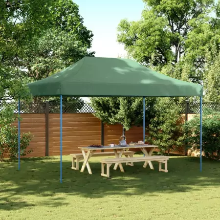 Tenda da Festa Pieghevole Pop-Up Verde 292x292x315 cm