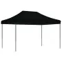 Tenda da Festa Pieghevole Pop-Up Nero 410x279x315 cm