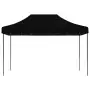 Tenda da Festa Pieghevole Pop-Up Nero 410x279x315 cm