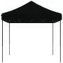 Tenda da Festa Pieghevole Pop-Up Nero 410x279x315 cm