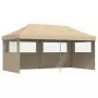 Tendone per Feste Pieghevole Pop-Up con 3 Pareti Beige