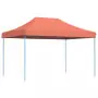 Tenda da Festa Pieghevole Pop-Up Terracotta 410x279x315 cm