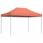 Tenda da Festa Pieghevole Pop-Up Terracotta 410x279x315 cm