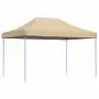 Tenda da Festa Pieghevole Pop-Up Beige 410x279x315 cm