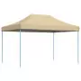 Tenda da Festa Pieghevole Pop-Up Beige 410x279x315 cm