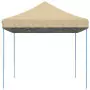 Tenda da Festa Pieghevole Pop-Up Beige 440x292x315 cm