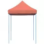 Tenda da Festa Pieghevole Pop-Up Terracotta 200x200x306 cm