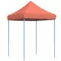 Tenda da Festa Pieghevole Pop-Up Terracotta 200x200x306 cm