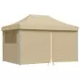 Tendone per Feste Pieghevole Pop-Up con 4 Pareti Beige