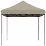 Tenda da Festa Pieghevole Pop-Up Tortora 410x279x315 cm