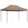 Tenda da Festa Pieghevole Pop-Up Marrone 410x279x315 cm