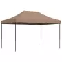 Tenda da Festa Pieghevole Pop-Up Marrone 410x279x315 cm