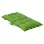 Cuscini Sedia Schiena Bassa 6 pz Verde Mélange 100x50x7 Tessuto