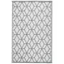 Esschert Design Tappeto da Esterno 180x121 cm Grigio Bianco OC25