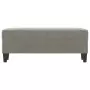 Panca Grigio chiaro 100x35x41 cm in Velluto