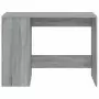 Scrivania Grigio Sonoma 102x50x75 cm in Legno Multistrato