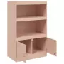 Credenza Rosa 67x39x107 cm in Acciaio