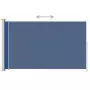 Tenda Laterale Retrattile per Patio 200x300 cm Blu