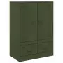 Credenza Verde Oliva 67x39x95 cm in Acciaio