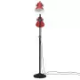 Lampada da Terra 25 W Rosso Anticato 25x25x90/160 cm E27