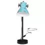 Lampada da Scrivania 25 W Blu Anticato 15x15x55 cm E27