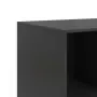 Credenza Nera 99x39x73 cm in Acciaio