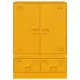 Credenza Giallo Senape 67x39x95 cm in Acciaio