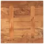 Piano Tavolo 60x60x2,5 cm Quadrato Legno Massello di Acacia