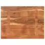 Piano Tavolo 80x60x3,8 cm Rettangolare Legno Massello Acacia