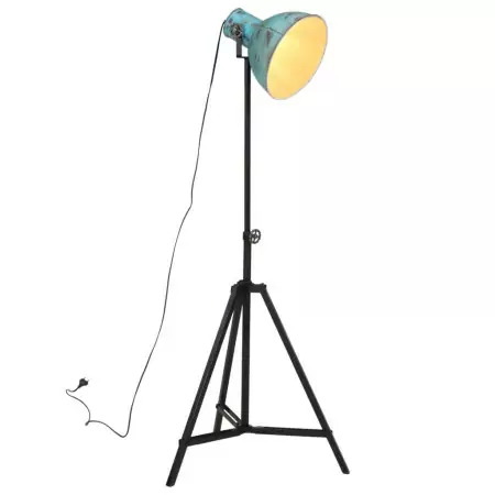 Lampada da Terra 25 W Blu Anticato 61x61x90/150 cm E27