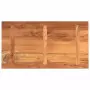 Piano Tavolo 110x60x2,5 cm Rettangolare Legno Massello Acacia