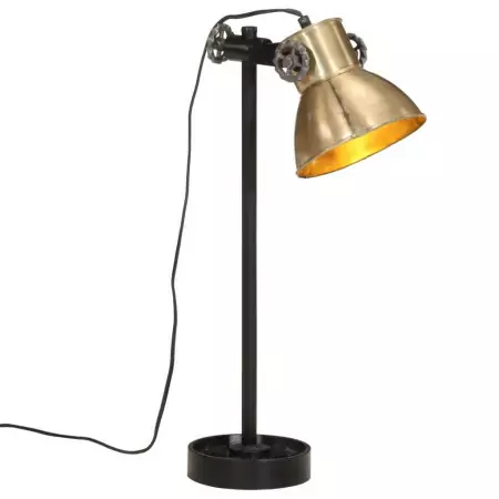 Lampada a Scrivania 25 W Ottone Anticato 15x15x55 cm E27