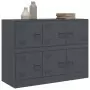 Credenza Antracite 99x39x73 cm in Acciaio