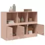 Credenza Rosa 99x39x73 cm in Acciaio