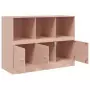 Credenza Rosa 99x39x73 cm in Acciaio