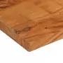 Piano per Tavolo 50x50x2,5 cm Quadrato Legno Massello di Acacia