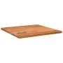 Piano per Tavolo 60x60x3,8 cm Quadrato Legno Massello di Acacia