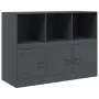 Credenza Antracite 99x39x73 cm in Acciaio