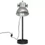 Lampada da Scrivania 25 W Argento Vintage 15x15x55 cm E27