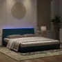 Giroletto con Luci LED Blu 180x200 cm in Velluto