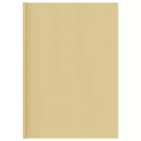 Tappeto da Tenda Beige 400x800 cm HDPE