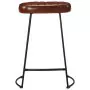 Sgabelli da Bar 2 pz Marrone Scuro 41x29x62 cm