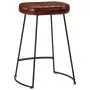 Sgabelli da Bar 2 pz Marrone Scuro 41x29x62 cm