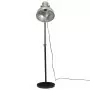 Lampada da Terra 25 W Argento Vintage 30x30x90-150 cm E27