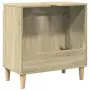 Mobile Lavabo Rovere Sonoma 58x33x60 cm in Legno Multistrato