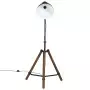 Lampada da Terra 25 W Nera 75x75x90-150 cm E27