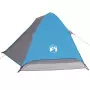 Tenda da Campeggio a Cupola per 2 Persone Blu Impermeabile