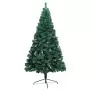 Albero di Natale Artificiale Metà Supporto Verde 210 cm PVC